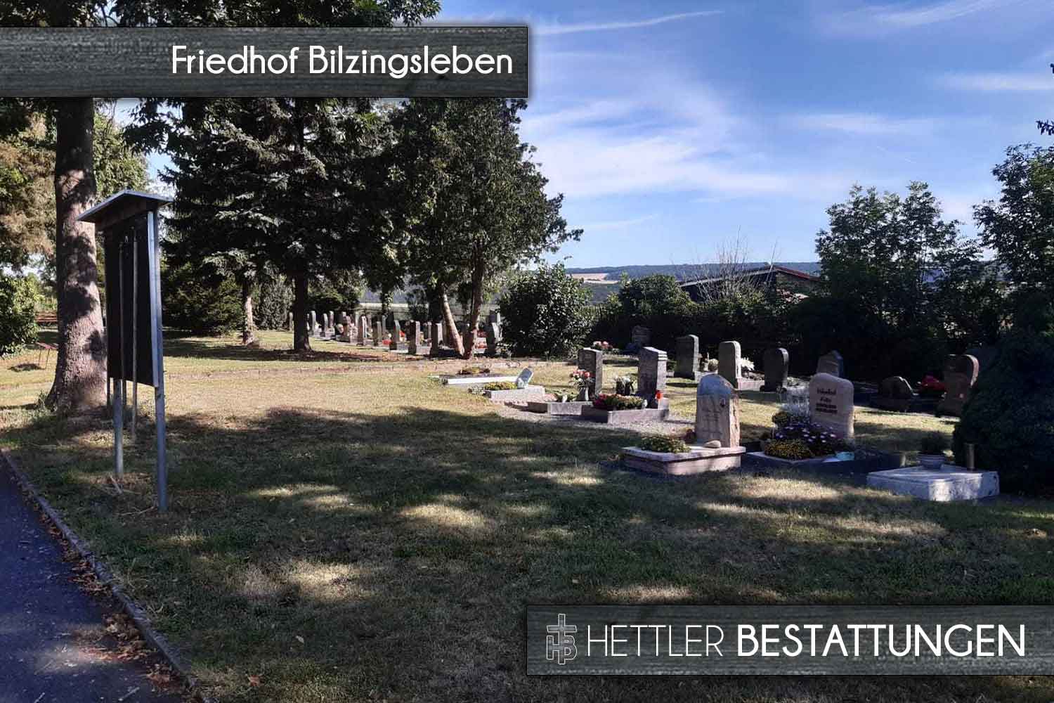 Friedhof in Bilzingsleben. Ihr Ort des Abschieds mit Hettler Bestattungen.