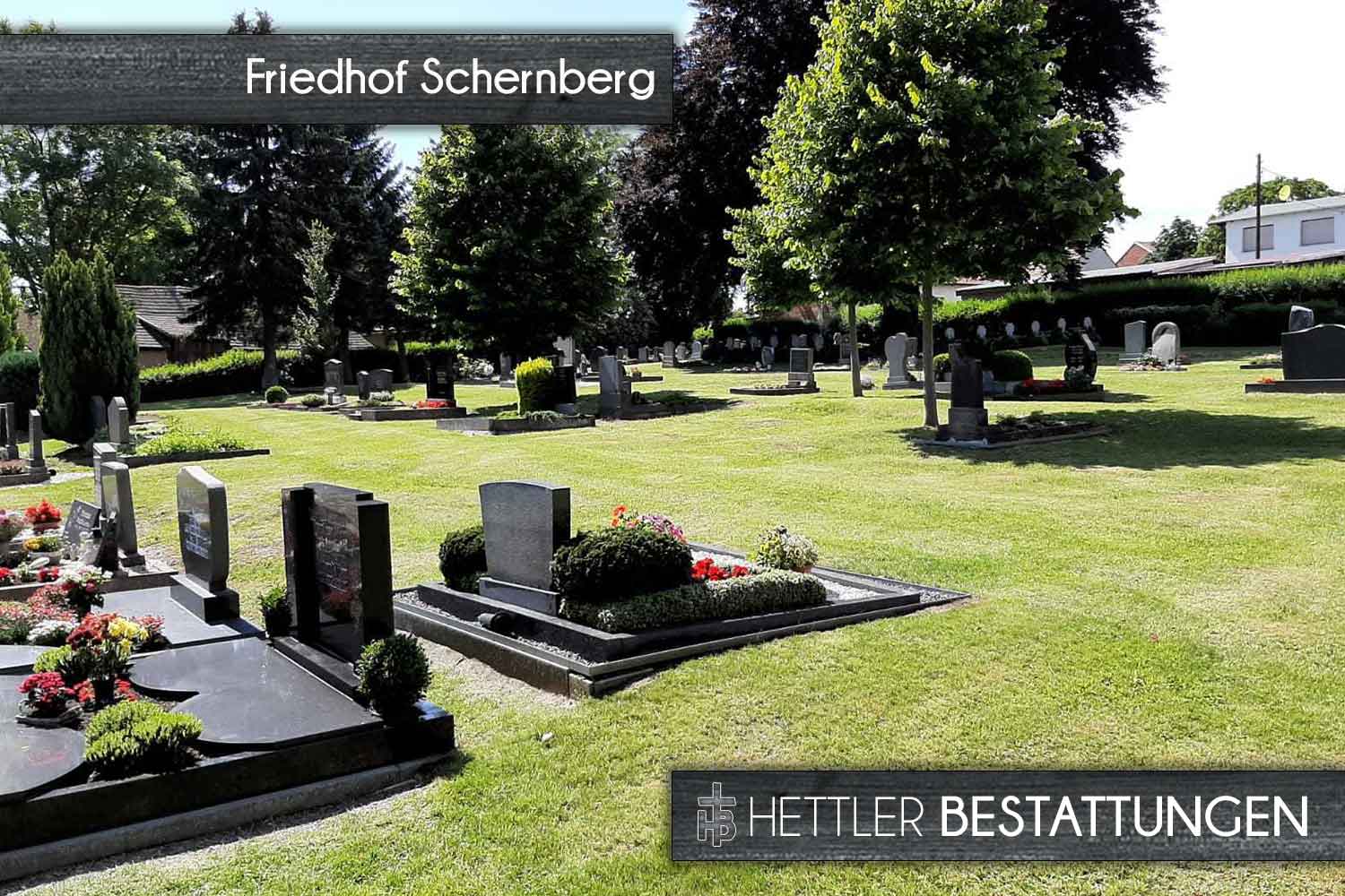 Friedhof in Schernberg. Ihr Ort des Abschieds mit Hettler Bestattungen.