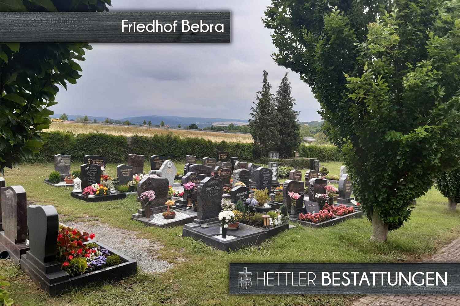 Friedhof in Sondershausen-Bebra. Ihr Ort des Abschieds mit Hettler Bestattungen.