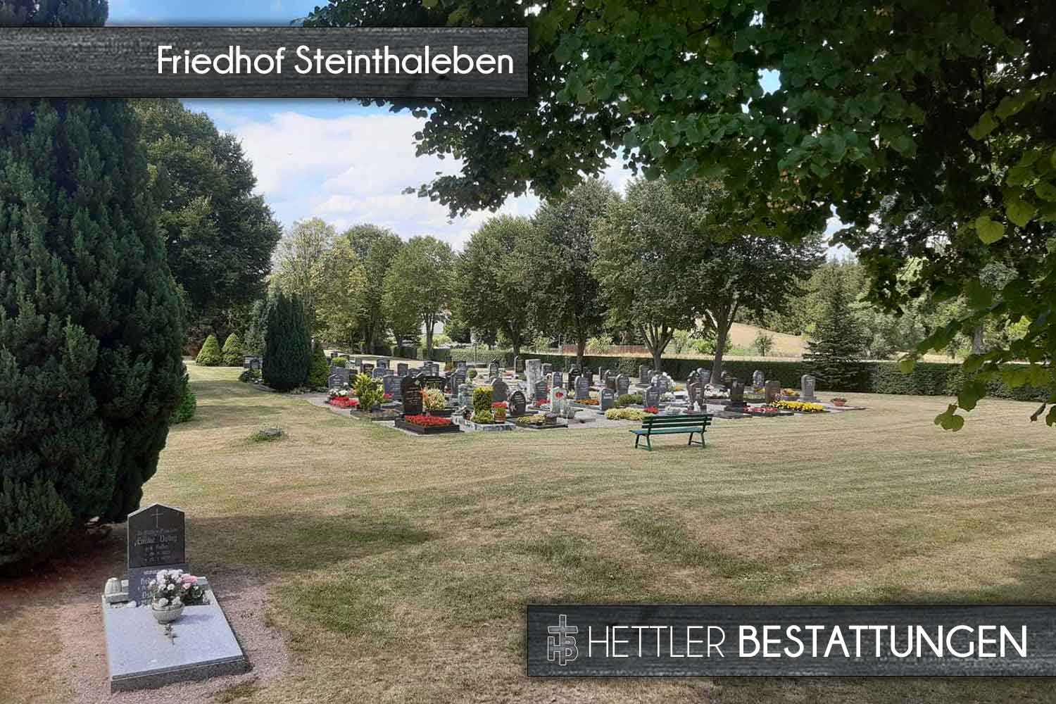 Friedhof in Steinthaleben. Ihr Ort des Abschieds mit Hettler Bestattungen.